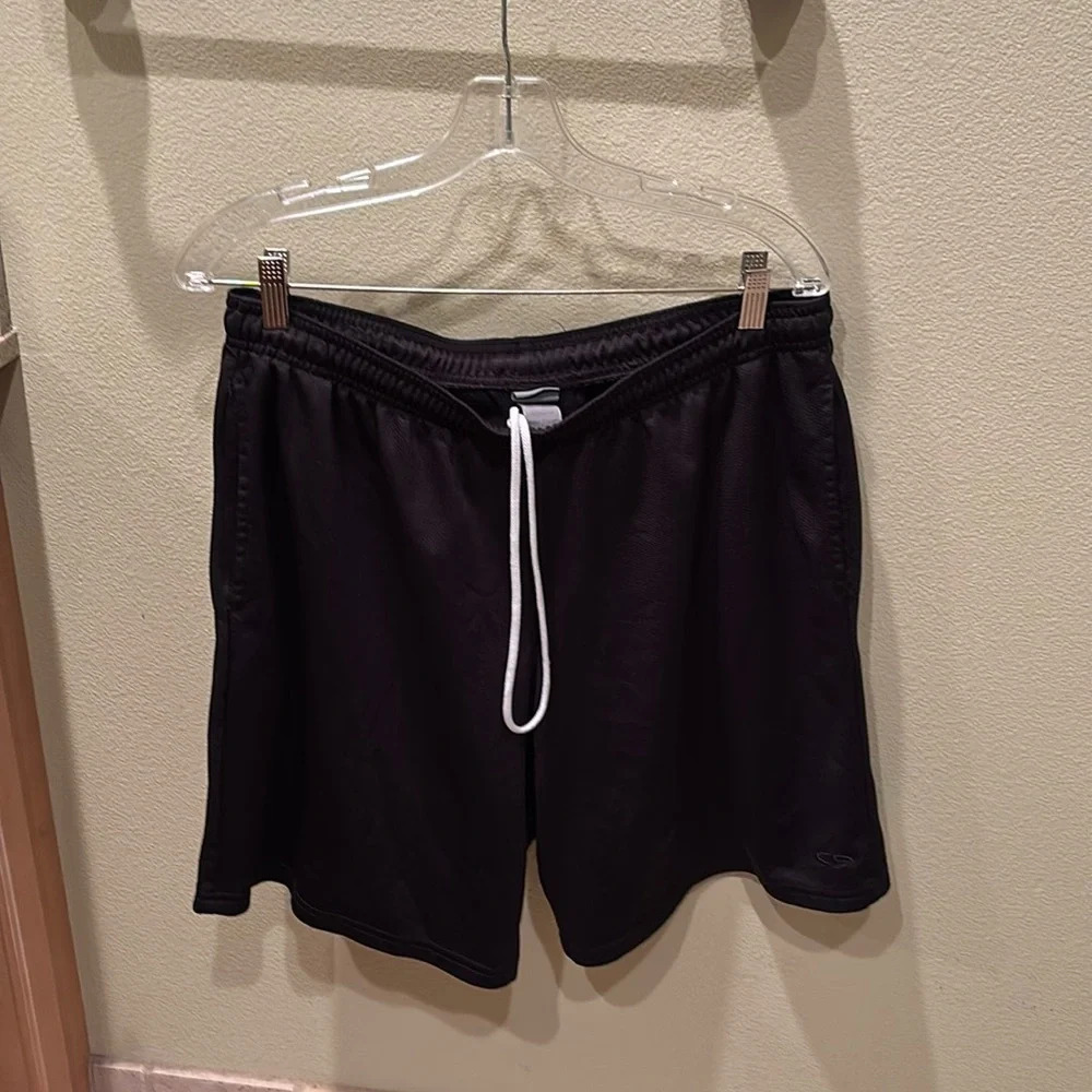 Champion Men's Basketball black shorts